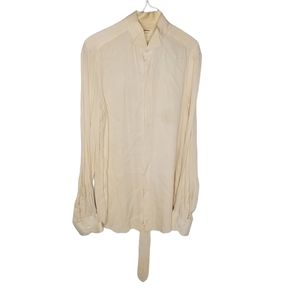 Burini Cream Dress Shirt